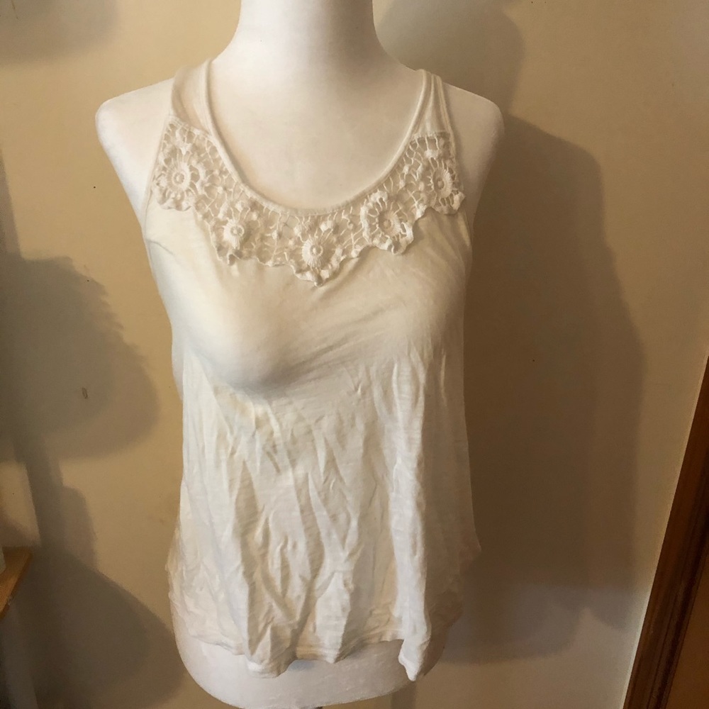 White tank top